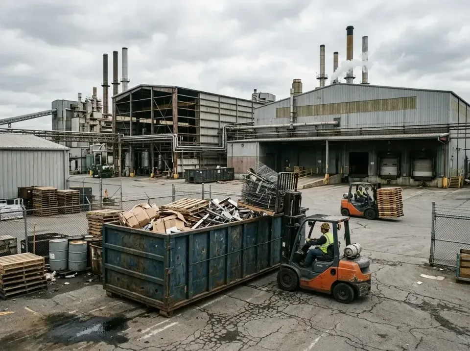 industrial-factory-scrap-conta-003 — frequently asked questions, Cheap Roll-off Dumpster Rentals in Larned, KS